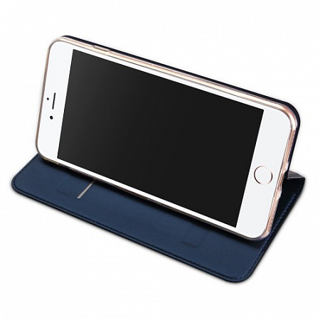 Чехол-книжка для iPhone 7 Plus/8 Plus, DU DU, боковой, синий