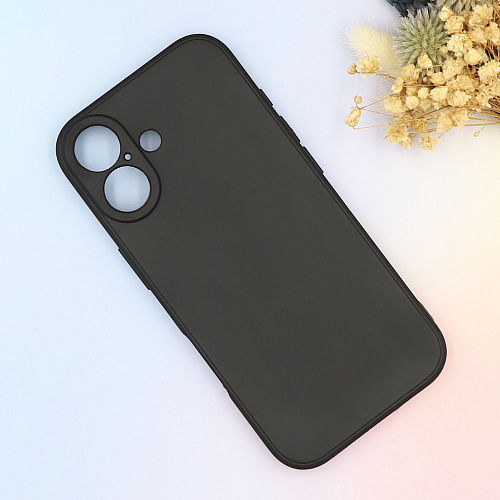 Чехол силиконовый для iPhone 17, с микрофиброй внутри, с защитой камеры, X-CASE, черный