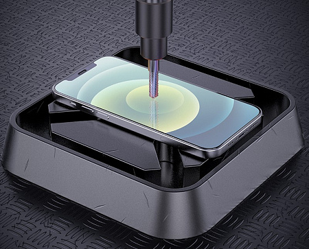 Защитное стекло на iPhone 12 mini (5.4) A28, HOCO, Full screen matte super clear anti-fingerprint, черное