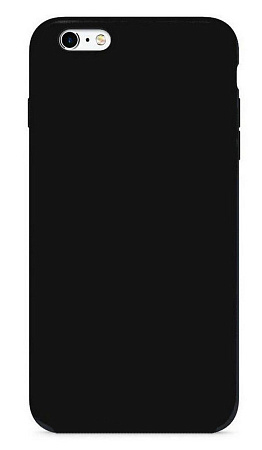 Чехол силиконовый для iPhone 6/6s, X-CASE, черный