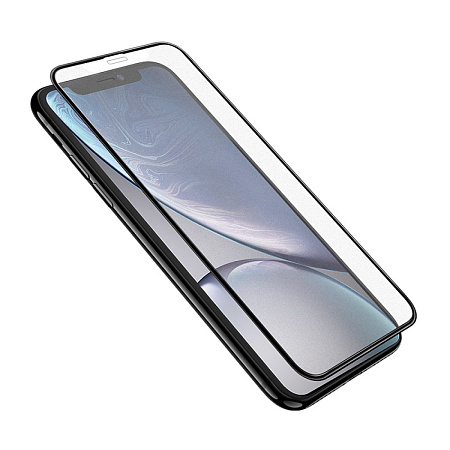 Защитное стекло на iPhone XS Max/11 Pro Max (A14), HOCO, Super smooth full screen frosted, черное