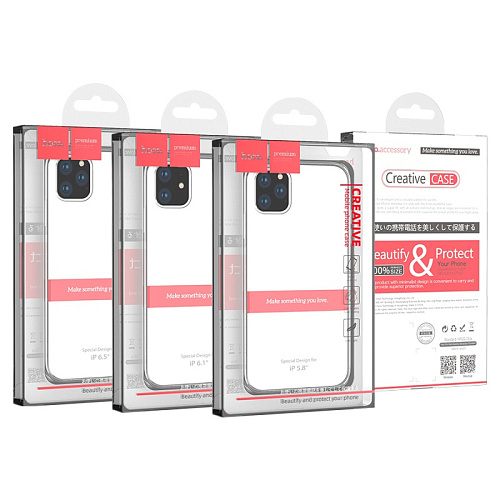 Чехол силиконовый для IPhone 11 Pro Max, Light series TPU, HOCO, прозрачный
