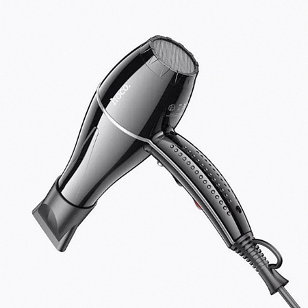 Фен для волос, HP12, HOCO, 1450Вт, 2 насадки, черный