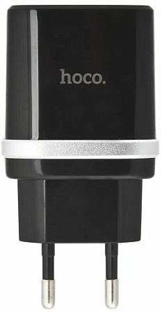 Сетевое зарядное устройство, 1 USB 3.0A (C12Q), HOCO, черный