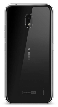 Чехол силиконовый для Nokia 2.2, прозрачный