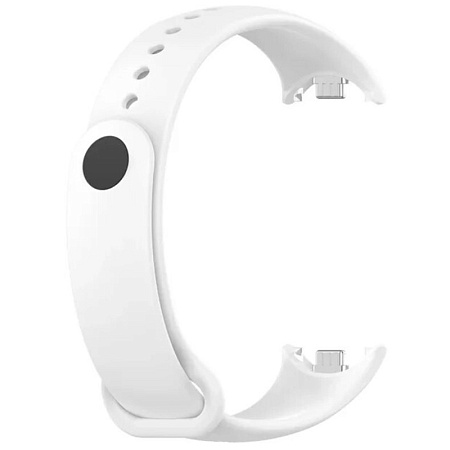 Ремешок на руку для Mi band 8/9, силиконовый, белый