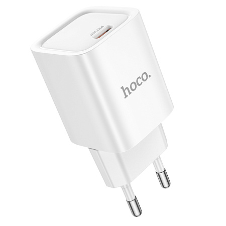 Сетевое зарядное устройство, 1 PD 30W (C148A), HOCO, мини, белый