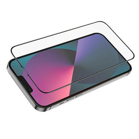Защитное стекло на iPhone 13 mini (5.4) G5, HOCO, Full screen silk screen HD, черное