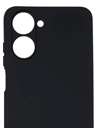 Чехол силиконовый для Realme 10 Pro (5G), с защитой камеры, X-CASE, черный