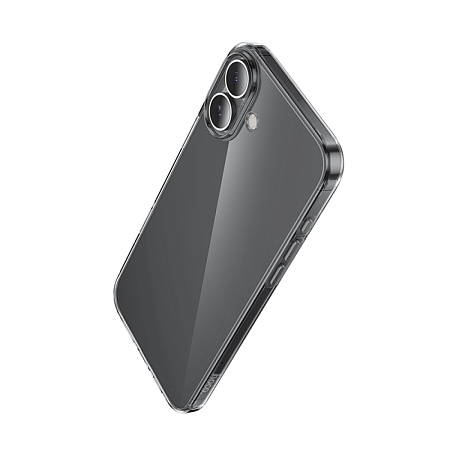 Чехол силиконовый для iPhone 16 Plus, Light series TPU, HOCO, черный