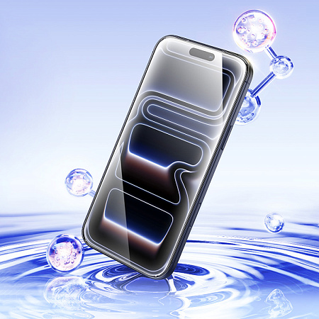 Защитное стекло для iPhone 17 Pro Max, A777, HOCO, HD, рамка черная