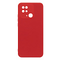 Чехол силиконовый для Xiaomi Redmi 10C/Poco C40, good quality, с защитой камеры, X-CASE, красный