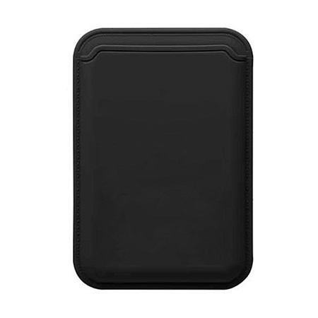 Чехол для карт (MagSafe), без лого, силиконовый, X-CASE, черный