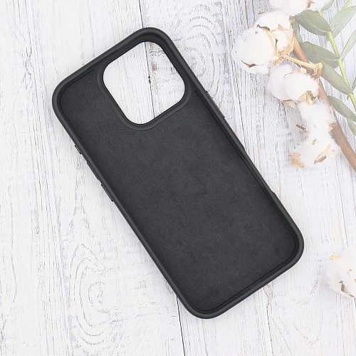 Чехол-накладка для iPhone 16 Pro, с экраном, без лого, X-CASE, черный