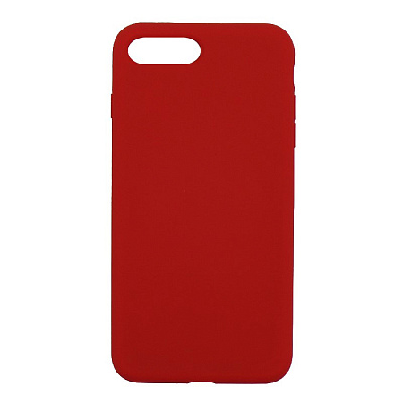 Чехол-накладка для iPhone 7 Plus/8 Plus, Silicon Case, без лого, красный