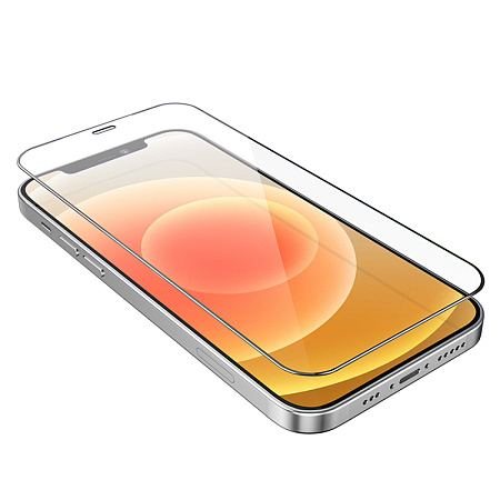 Защитное стекло на iPhone 12 Pro Max (6.7) A777, HOCO, HD, черное