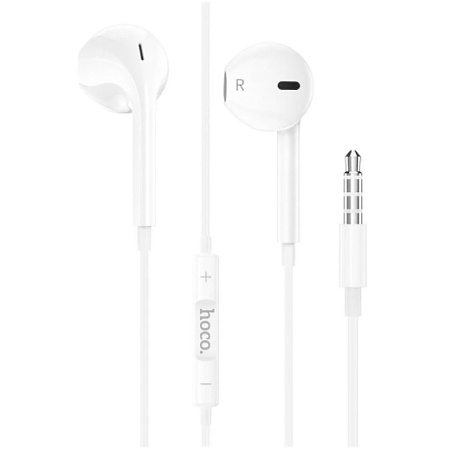 Проводные наушники M80 Original series earphones, HOCO, белые