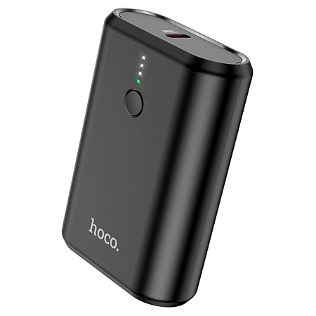 Универсальный Доп. Аккумулятор 10000mAh, Q3, HOCO, 1 PD 20W, черный
