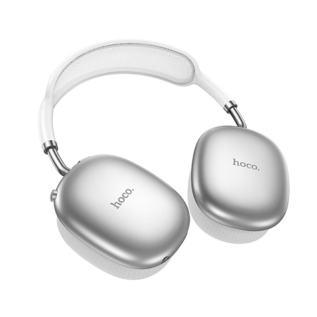 Беспроводные наушники W55 Plus с шумоподавлением, HOCO, серебристый