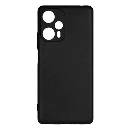 Чехол силиконовый для Xiaomi Poco F5/Note 12 Turbo, с защитой камеры, X-CASE, черный