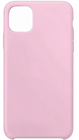 Чехол - накладка для iPhone 12 Pro Max, Silicon Case, бледно-розовый