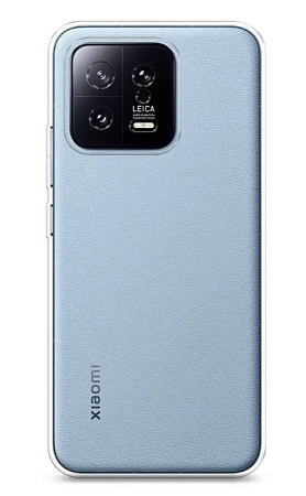 Чехол силиконовый для Xiaomi 13, c защитой камеры, X-CASE, прозрачный