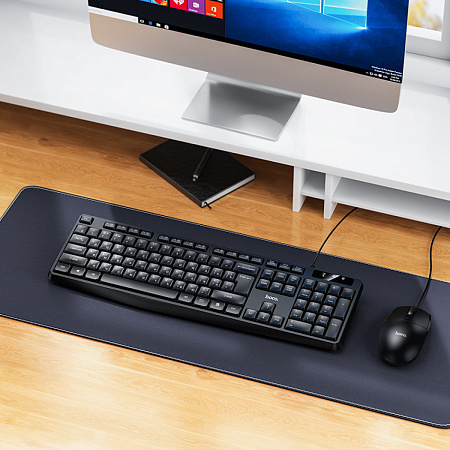 Проводная клавиатура, GM60, HOCO, русская версия, вес 400 г, черный