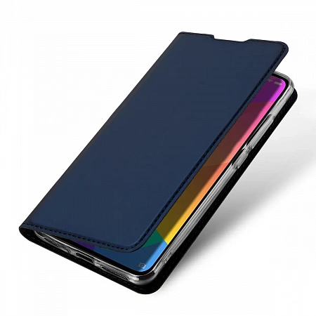 Чехол-книжка для Huawei P Smart Z (2019)/Y9 Prime (2019)Honor 9X/Honor 9X Pro/Y9S, DU DU, с отпечатком боковой, синий