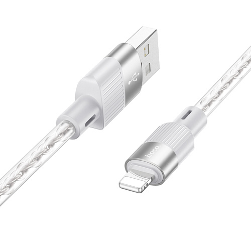 USB дата кабель Lightning, HOCO, X99, 1M, серый