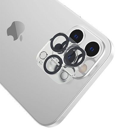 Защитное стекло на iPhone 12 Pro Max (6.7) G13, HOCO, на заднюю камеру, черное