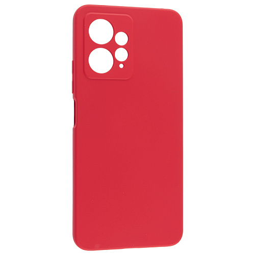 Чехол силиконовый для Xiaomi Redmi Note 12 (4G), good quality, с защитой камеры, X-CASE, красный