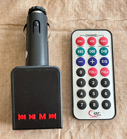 FM-модулятор SD+USB+пульт KC-665/FM03
