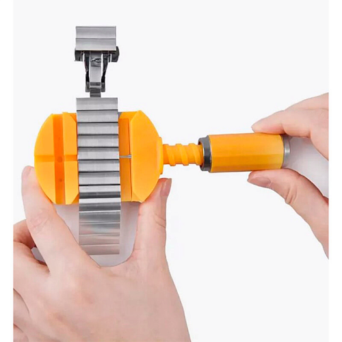 Инструмент для снятия звеньев с браслетов часов, желтый