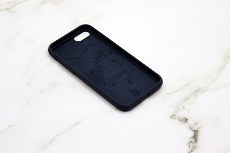 Чехол - накладка для iPhone 7/8/SE (2020), Silicon Case, без лого, темно-синий