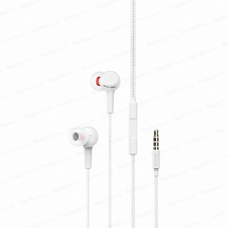 Проводные наушники M78 El Placer universal earphones , HOCO, белые