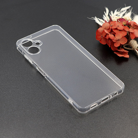 Чехол силиконовый для Samsung Galaxy A06, с защитой камеры, X-CASE, прозрачный