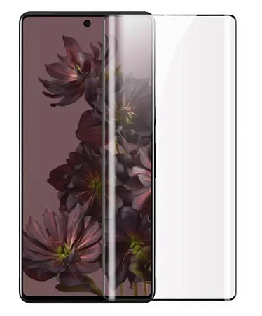 Защитное стекло на Google Pixel 7 Pro, полный клей, черное, X-CASE