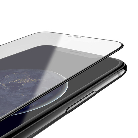 Защитное стекло на iPhone XS Max/11 Pro Max (G7), HOCO, Full screen HD tempered glass, черное