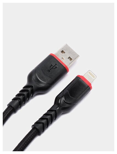 USB дата кабель Lightning, HOCO, X59, черный