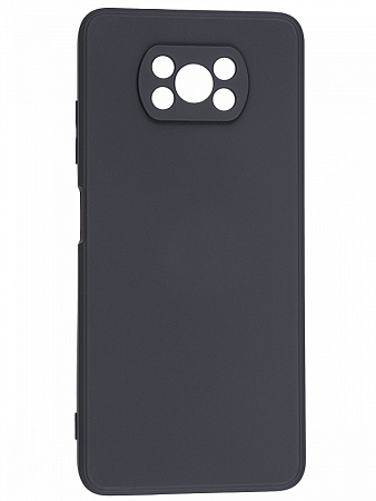 Чехол силиконовый для Xiaomi Poco X3/Poco X3 Pro/Poco X3 NFC, X-CASE, черный