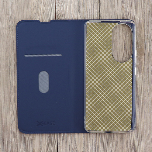 Чехол-книжка для Huawei Honor 90, X-CASE, боковой, синий