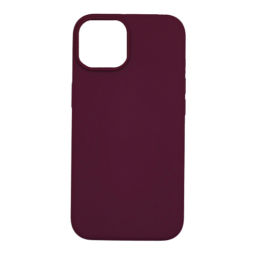 Чехол - накладка для iPhone 12/12 Pro, Silicon Case, без лого, винный