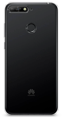 Чехол силиконовый для Honor 7A Pro/Y6(2018)/Y6 Prime(2018)/Enjoy 8E/7C, прозрачный