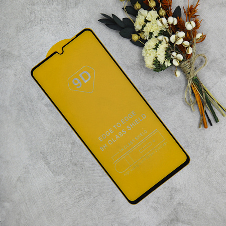 Защитное стекло на Huawei Nova Y72/Y72S, 9D, черный, X-CASE