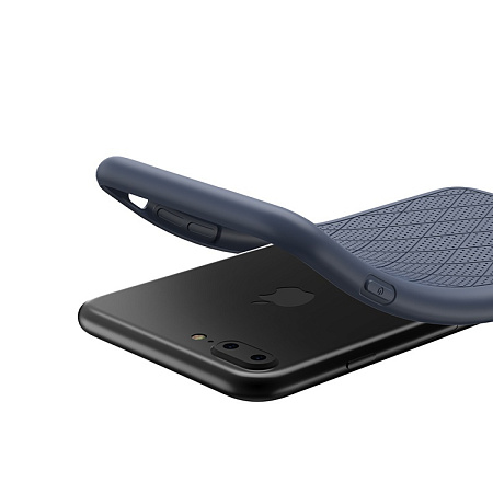 Чехол силиконовый для iPhone 7 Plus/8 Plus, HOCO, Ultra-slim, Admire series, синий