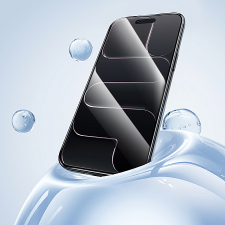 Защитное стекло для iPhone 17 Air, G14, HOCO, Guardian shield series full-screen HD tempered glass, черное