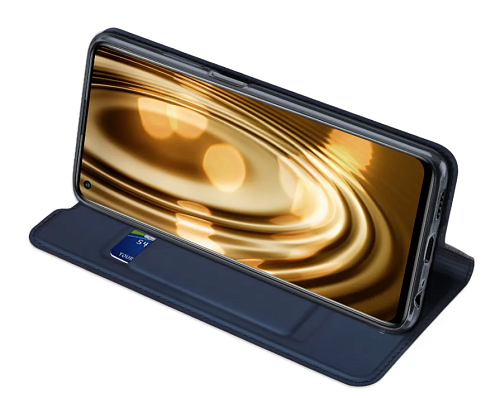 Чехол-книжка для Huawei P Smart (2019)/Honor 10 lite, DU DU, боковой, синий