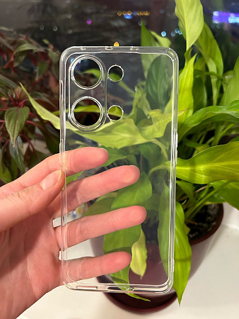 Чехол силиконовый для OnePlus Nord 3 (5G)/ Ace 2V (5G), с защитой камеры, X-CASE, прозрачный