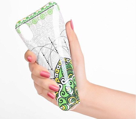 Чехол силиконовый для iPhone X/XS, HOCO, Doren series protective case, зеленый
