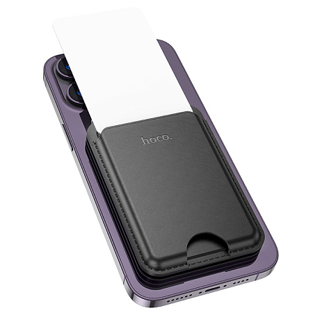 Чехол для карт (MagSafe), GT3, HOCO, черный